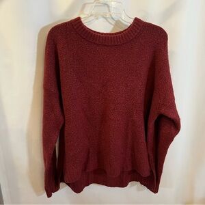 J. Crew Cozy Sweater, Red, Size L